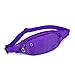 Meidexian888 Unisex Nylon Chest Bag Pure Candy Color Zipper Opening Waterproof Crossbody Bag, for Outdoors Sports Travel (Purple)thumb 1