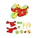 Mi-wonder Vehicle Take Apart Toys Construction Engineering STEM Learning Toy Vehicle Building and Construction Play Set - Pack of 5 with Tools