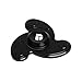 Boomerang Shape Figit Spinner Toy DolTec Aluminium alloy High Speed Table & Hand Spinner EDC Focus Toy Relieve Stress, Anxiety, ADHD, and Boredom (Black)