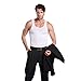 HOTER Mens Slimming Body Shaper Vest Shirt Abs Abdomen Slim, White - XXL