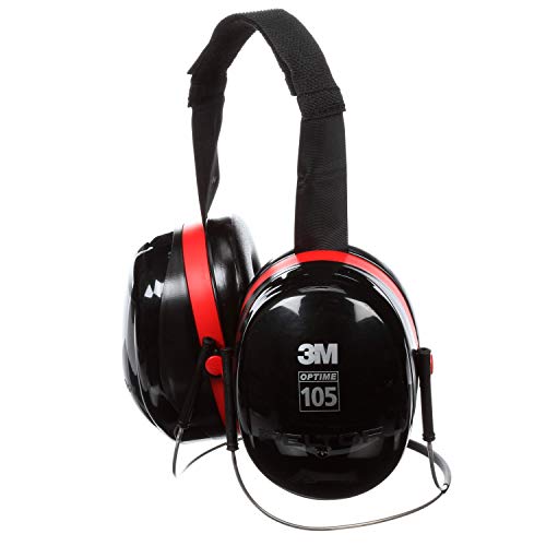 3M PELTOR Optime 105 Earmuffs H10B, Behind-the-Head