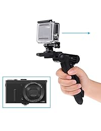 2 in1 empuñadura de pistola y trípode de mesa para GOPRO HERO 5, 4, Negro, sesión, Hero 4, Sesión, Negro, Plata, Hero + LCD, 3 +, 3, 2, 1 y otras cámaras digitales con una conexión para trípode