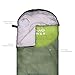 CampFENSE Sleeping Bag Lightweight Portable Compact Backpacking Outdoor Hiking Camping Equipment Tools Gear for Kids Youth Adult Men Women with Compression Storage Bag (Green)