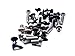 Yamaha YZF-R6 03-05 Motorcycle Fairing Bolt Kit, Screws, Bolts, Fasteners R6 04