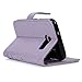 Mavis's Diary Galaxy S7 Edge Wallet Case Fashion Floral Butterfly Embossed PU Leather Magnetic Flip Cover Card Holders & Hand Strap for Samsung Galaxy S7 Edge with Bling Dust Plug & Pen (Violet)