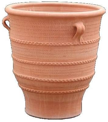 Liquid Gold Products Traditional Cretan handmade terracotta planter - Thrapsano - 30cm x 30cm