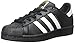 adidas Originals Superstar Foundation J Casual Basketball-Inspired Low-Cut Sneaker (Big Kid), Black/White/Black, 6.5 M US Big Kid