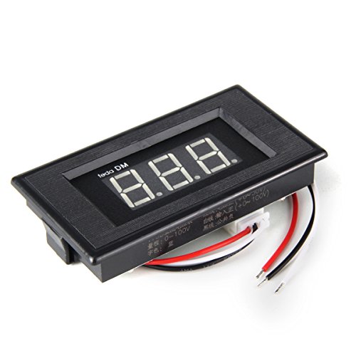 IDS Home V75D DC 0-100V 0.56" LED Blue Display Digital Voltmeter