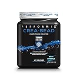PERFORMIX CREA-BEAD Multi-Phase Creatine Powder - Endurance and Strength, Build Muscle Mass, 45 Servings, Blue Razz Ice