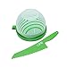 LIPR Large BPA Free Salad Cutter and Bowl with Lettuce Knife Cuts Fruits and Vegetables in Seconds