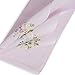 Selected Hanky Women's/Ladies Cotton Handkerchiefs Flowral Embroidered with Lace