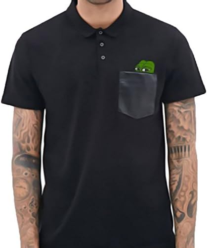 Umad Bro? Men's Polo Shirt, Pepe The Frog Meme (Small)