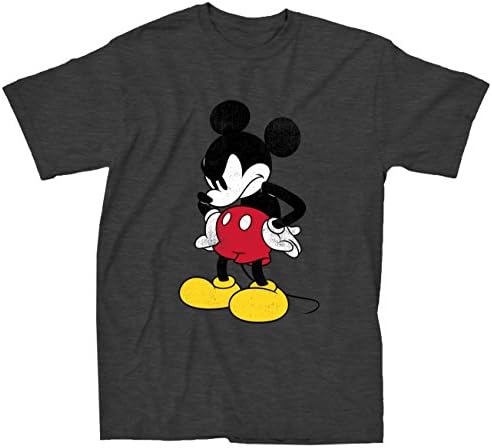 Disney Mickey Mouse Mick U MAD Adult Graphic Tee T-Shirt