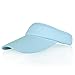 Multiple Colors Sun Visors for Women and Men, Long Brim Thicker Sweatband Adjustable Velcro Hat for Golf Cycling Fishing Tennis Running Jogging and other Sports