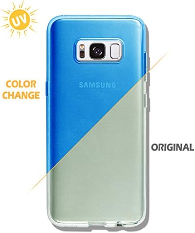 S8 Plus Case [Color Changeable Case under Sunshine] [Expressing 2 different mood] Extra Side Protect [ TPU ] Dotted Back Cover For SAMSUNG GALAXY S8 Plus (Blue)