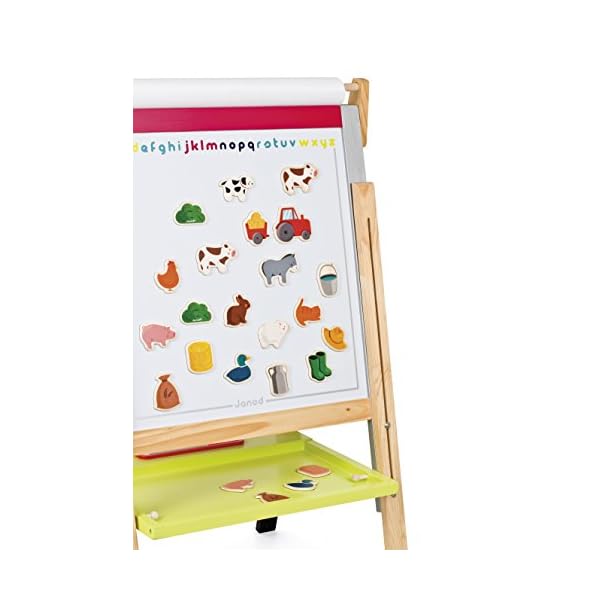 Janod - 24 Farm Magnets - Farm Animals - Wooden Toy - Magnetic Educational Game, to Handle, Experience and Have Fun… – Bild 4