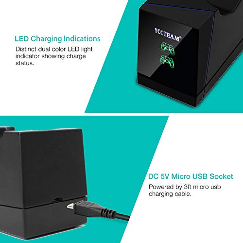 image for Oussirro PS4 Controller Charger ps4 charging station ps4 charging dock