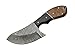 Szco Supplies Damascus Cat Skinner Knife, One Size, Brown (DM-1062)