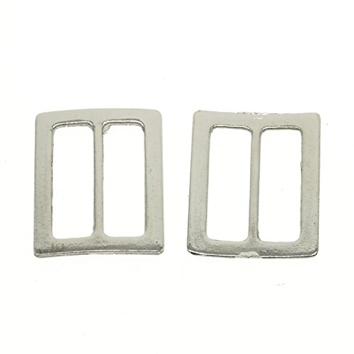 YOYOSTORE 20pc Metal Square Ring Buckle DIY Luggage Belt Shoe Hat