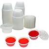 Polar Ice PI125200CT 125 Count Plastic Jello Shot Cups with Lids, 2-Ounce