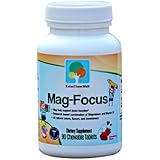 Raise Them Well Magnesium Focus Supplement for Kids | Natural Strawberry Flavored | 90 Chewable Tablets