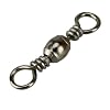 TransmenTM-100pcs-Barrel-Bearing-with-Solid-Ring-Swivel-Solid-Fishing-ConnectorSIZE7-lenth-20mm-test-28kg617lb