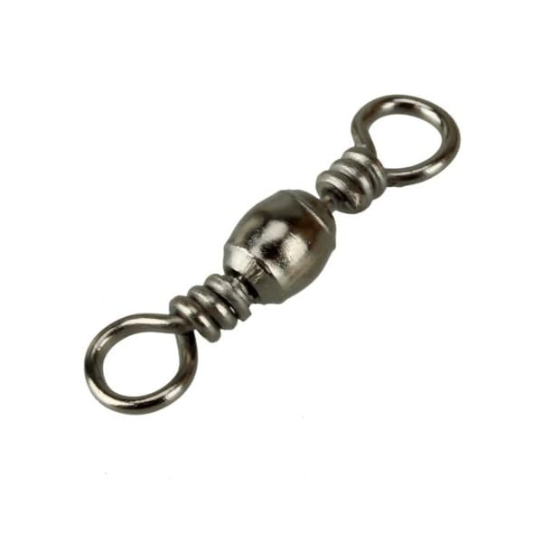 TransmenTM-100pcs-Barrel-Bearing-with-Solid-Ring-Swivel-Solid-Fishing-ConnectorSIZE7-lenth-20mm-test-28kg617lb