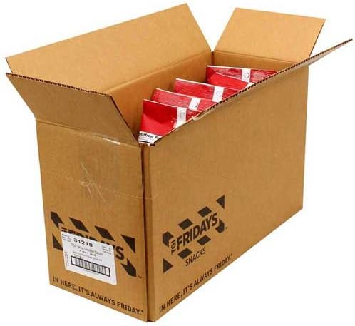 TGI Fridays Cheddar and Bacon Potato Skins, 4 Ounce -- 6 per case.