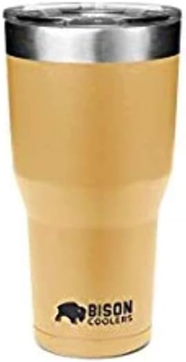 Amazon Com Bison Coolers 30 Oz Insulated Tumbler Cup Sand