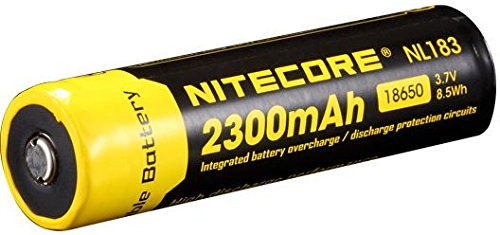 Nitecore 18650 battery, 2300mah nl183