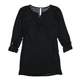 Leo & Nicole Ladies' Stripe Tunic, Lightweight, V-neck Line, Tunic Style