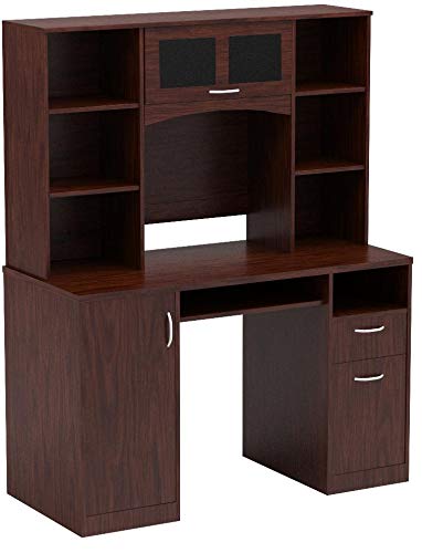 Landon Desk with Hutch, Cherry