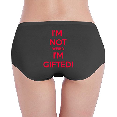 I'M NOT WEIRD I'M GIFTED Women's Hipster Low-Waist Underwear Swimsuits Plus Size