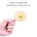 HITASION Hand Spinner Fidget Toys for Adults EDC ADHD Focus Ultra Durable High Speed 2-4 Min Smooth Spin Not Cracked(Copper)