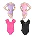 BHL Girls Dance Leotard 3-12 Years Lace Short Sleeve