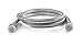 K&J Flexible 304 Stainless Steel Shower Hose - Universal Fit - Fits All Handheld Shower Heads, Sprayers, And Bidet Sprayers (Not Included) - Real 304 Stainless Steel (1, 6 ft)