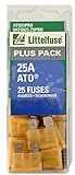 Littelfuse ATO25PRO ATO BP PRO Fast-Acting Automotive Blade Fuse - 25 Piece