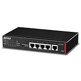 Buffalo 5-Port Desktop Gigabit Green Ethernet High Power PoE Switch (BS-GU2005P)