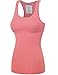 FPT Womens Basic Ribbed Racerback Tank Top (S-3XL) MRED L