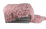 VEGAN (Animal Friendly) Peaceful Pink Faux Flokati Fur, Newborn Photo Props, Hypoallergenic & Washable Baby Props, Basket Stuffer Fur Photography Props - CUSTOM PHOTO PROPS