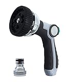 Minus-One Spray Nozzle, Hose Nozzle Metal Heavy Duty, Garden Nozzle Sprayer High Pressure, Water Hose Nozzle, Thumb Control, Car Wash