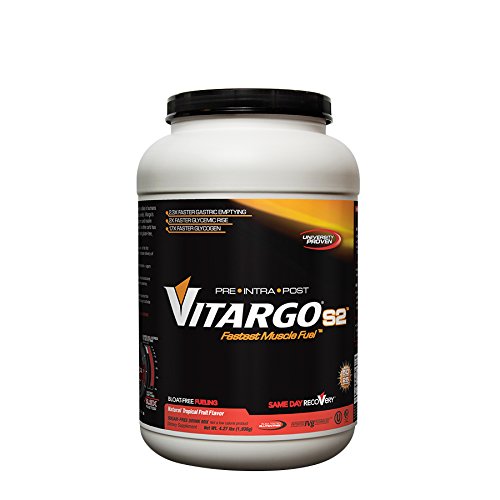 Vitargo S2 Pre-Intra-Post Workout and Sport Supplement, Natural Tropical Fruit, 4.2 Pound