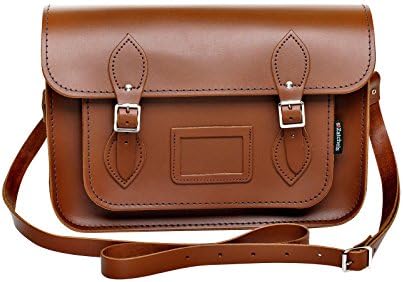 Zatchels Womens/Ladies Handcrafted Leather Satchel Bag (British Made)