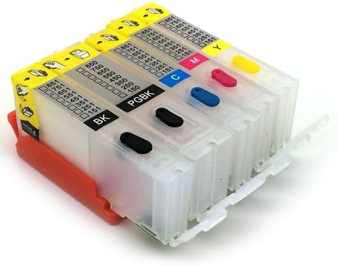 Klein CISS Refillable Ink Cartridges Canon Pgi-550/570/571 570BK with Auto Reset Chip to replace Canon PGI 571 °C 571 m, 100% Money Back Guarantee * * by Printer 571Y & CLI-551 for Canon Pixma MG 571PBK 5750 MG 5751/5752/5753/MG 6850 6851 6852/MG 6853