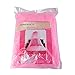 HOUSWEETY Princess Bed Canopy Mosquito Net, Bed Canopy for Girls Room Decor - Insect Protection Hanging Canopy for Adults, Babies, Outdoor Camping (Light Pink)