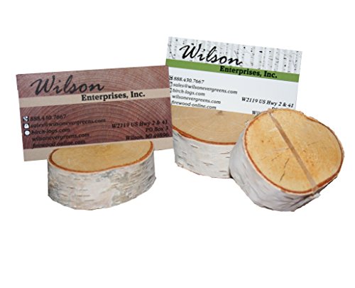 White Birch Place Card Holders, set of 12