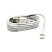 Apple iPhone Car Charger by wiAmp for iPhone 6, iPhone 6 Plus, 6Plus, 6S, 6S Plus, 5, 5S, 5C, SE - 2.1 Amp - Dual USB Compact - White Cable & Charger (Gray)