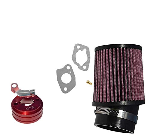 GoPowerSports 212cc Predator Performance Air Filter, Adapter & Upgrade Jet