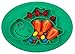 Qshare Toddler Plate, Baby Plate for Babies Toddlers and Kids, Portable BPA-Free FDA Approved Strong Suction Plates for Toddlers, Dishwasher and Microwave Safe Silicone Placemat 11x8x1 inch