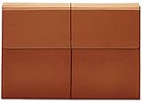 Expanding Wallet, 3 1/2 Inch Expansion, 12 x 18, Brown